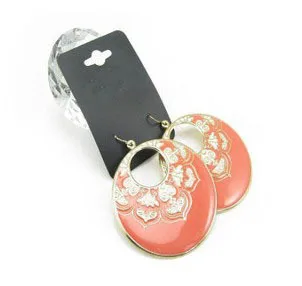 Модные круглые двойные Висячие серьги полые маленькие женские ювелирные изделия