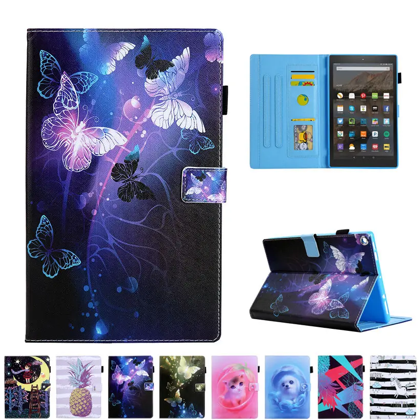 Смарт чехол для Amazon полностью новый Kindle Fire HD 8 2018 2017 2016 с функцией автоматического