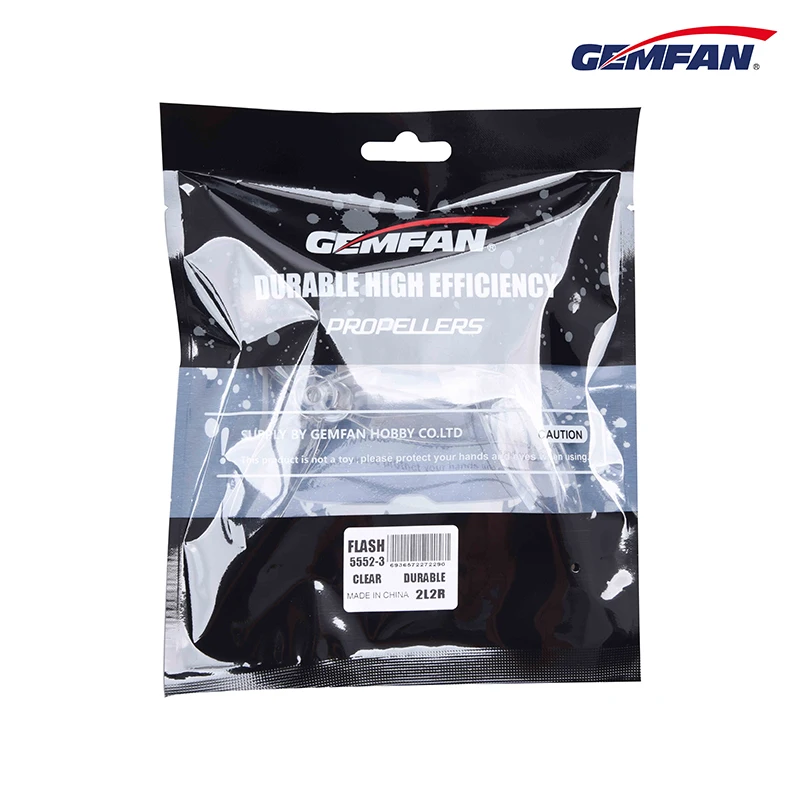 16 шт./8 пар Gemfan Flash 5552 3 Лопасти 5 дюймов PC Propeller CW CCW prop совместимый с рамой гоночного