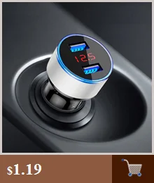 Автомобильное зарядное устройство с двумя портами USB 3.1A, 2 порта, ЖК-дисплей, 12-24 В, прикуриватель, автомобильная пепельница, herramientas para el auto