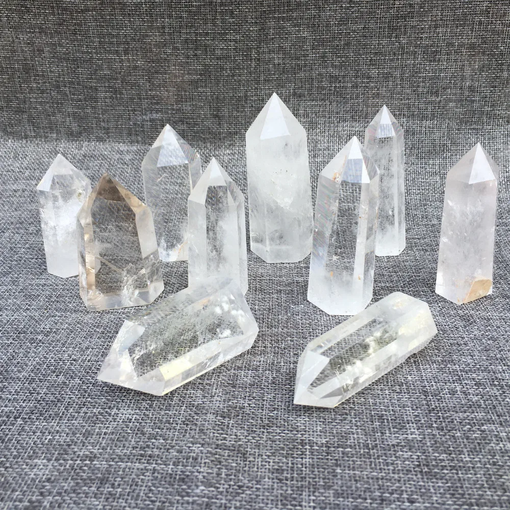 

Natural Clear Quartz crystal Obelisk Crystal Wand Point natural stones and minerals for wholesale