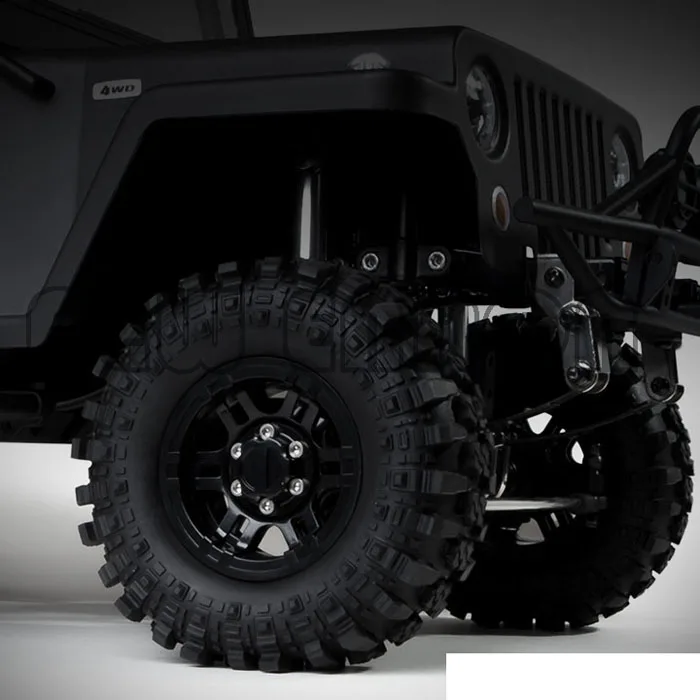 4P RC 1:10 Rock Crawler 1.9'' Beadlock Wheels &amp 96MM Tires Gmade D90 SCX10 | Parts Accs