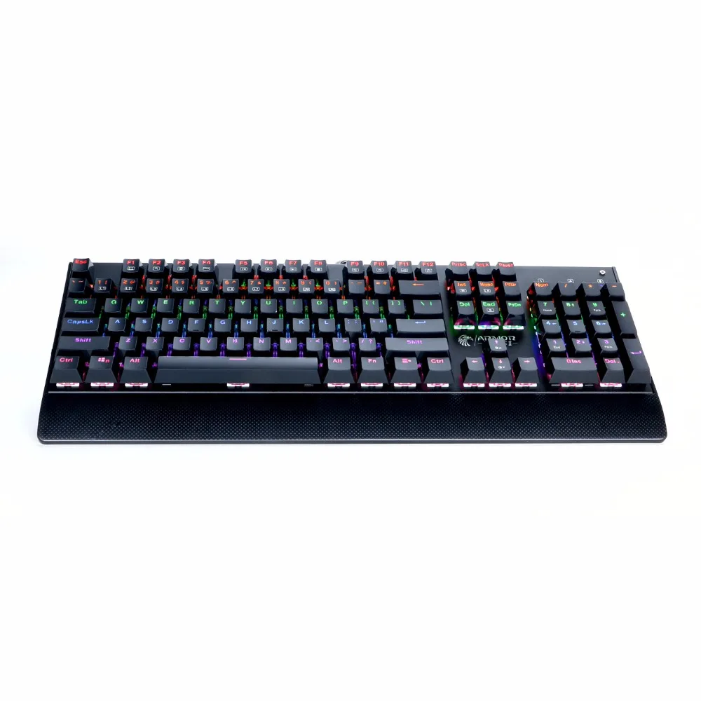 X7200 механическая клавиатура Gaming подсветкой Outemu синий переключатели 104 клавиши