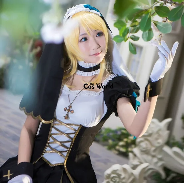 Платье-топ с надписью Love Live School Idol Project Ayase Eli Nun платье-косынка костюм для косплея |