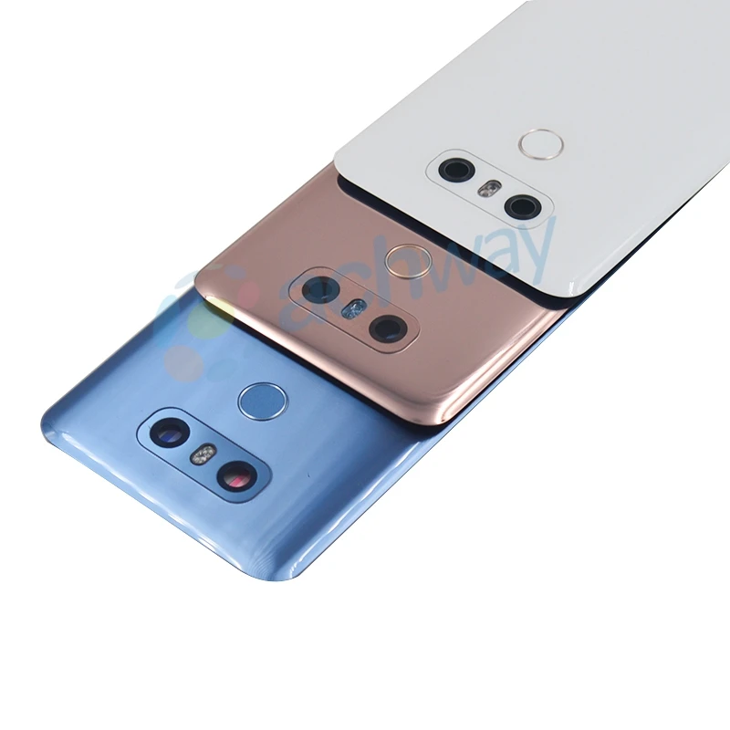 

For LG G6 Battery Cover Door Case Housing with Camera Lens+ Fingerprint glass Touch ID Replacement for LS993 US997 VS998 H870
