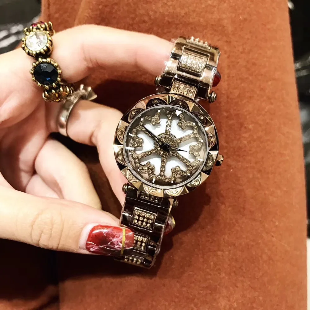 Сексуальные холодный ветер крутые черные зеленые кристаллы женские часы