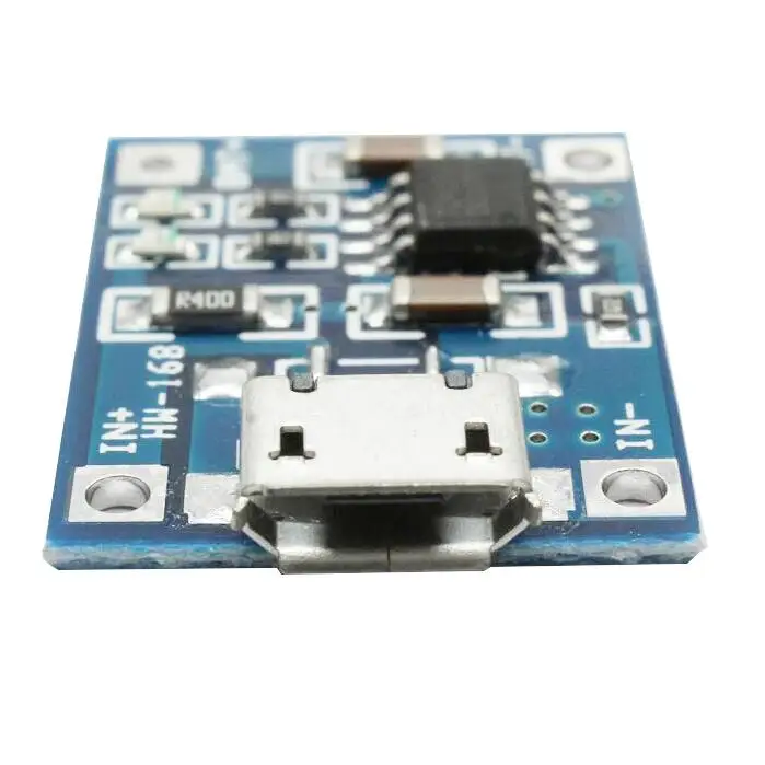 TP4056 5 в TENSTAR ROBOT 1A Micro USB 18650 литиевая батарея зарядная плата модуль зарядного