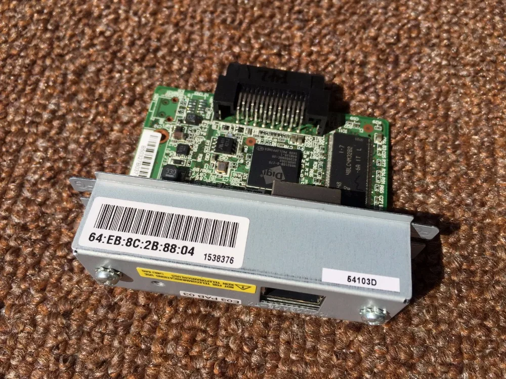 UB-E03 M252A Ethernet интерфейсная карта для принтеров Epson TM получение TU220B 88IV 88V T81 T82 части