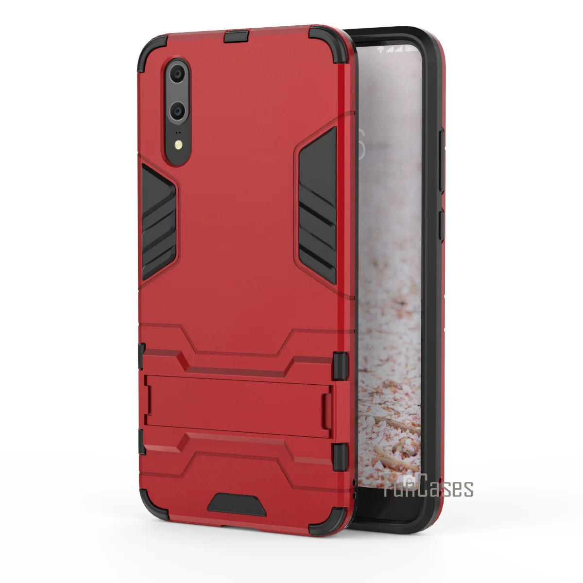 Прочный защитный чехол для телефона huawei P20 бронежилет спортивная серия капа