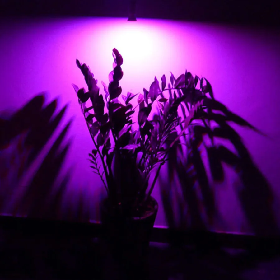 60 Светодиодный светильник для выращивания полного спектра AC 220V 5W E27 лампа цветов