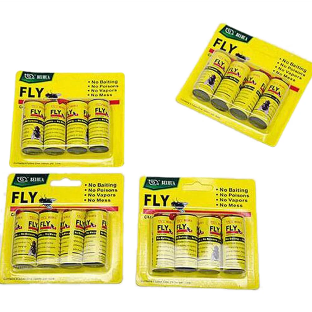 16 рулонов насекомых Ошибка Fly клей Бумага ловушка лента липкий удовлетворяет