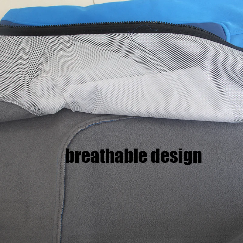 Прямая поставка Мужская теплая флисовая куртка водонепроницаемая походная для