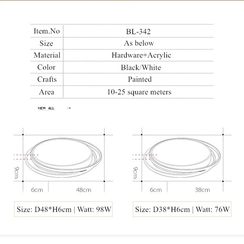 Минималистичные черно белые люстры для гостиной спальни внутреннего освещения