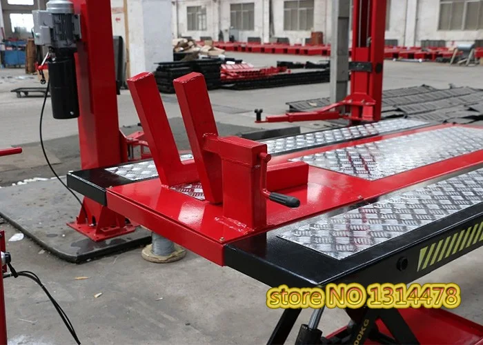 Гидравлический пневматический подъемник для мотоцикла 1 тонна расширенная