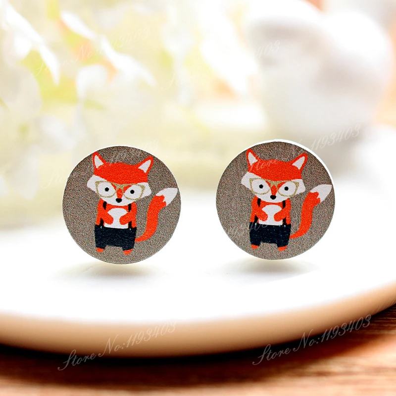 16 мм олень круглый высокого качества фото деревянный лазерный кабошон чтобы