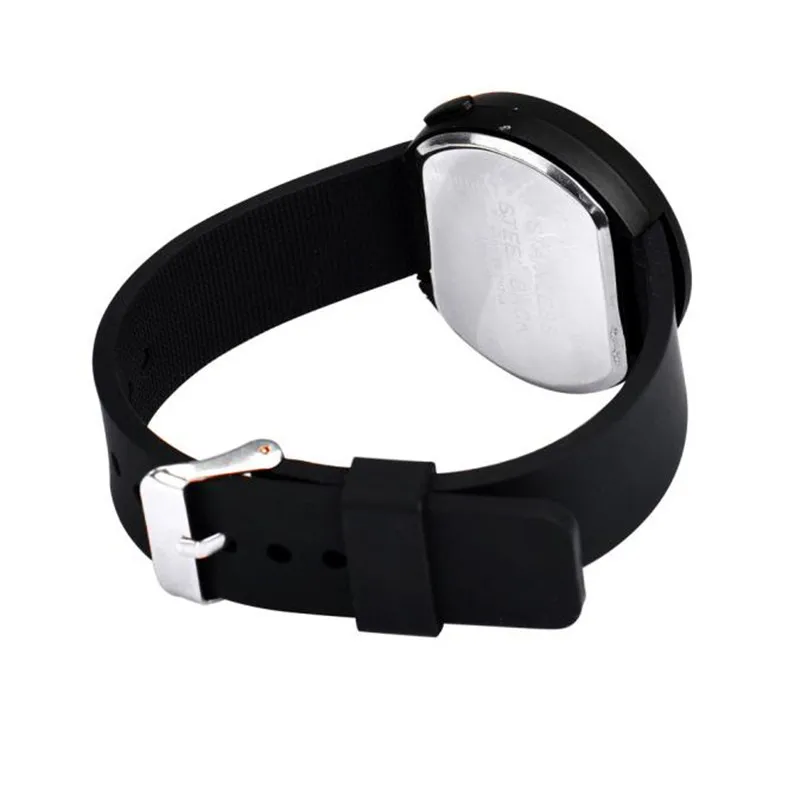 Мужские кварцевые часы модные повседневные спортивные светодиодные с сенсорным