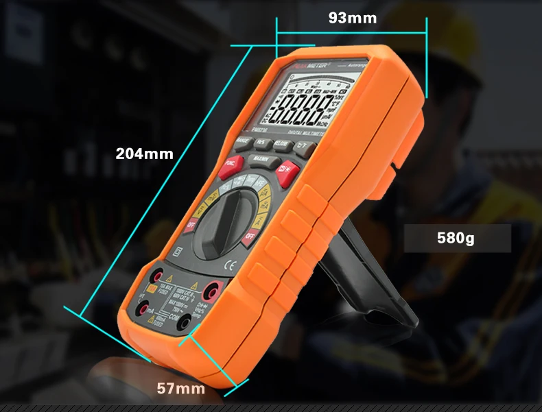 True rms цифровой мультиметр PEAKMETER PM8236 Температура Емкость Частота USB интерфейс компьютер запись данных программное обеспечение