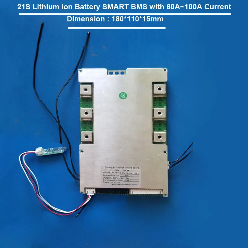 Литий ионная батарея 21S или Lifepo4 Smart Bluetooth BMS для электрических мотоциклов с