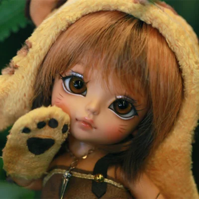 GaoshunBJD 1/8 счастливая желтая кукла из смолы форма для тела Модный милый подарок на