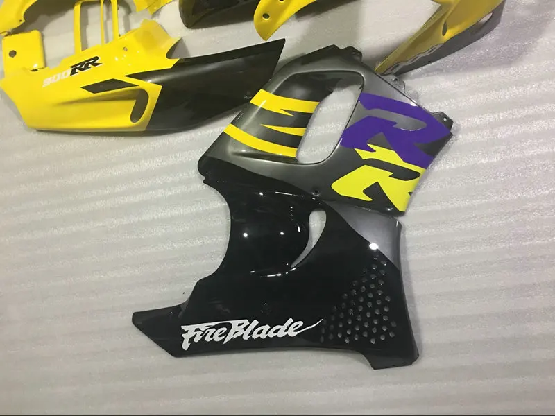 Комплект обтекателей для мотоцикла CBR900RR 893 96 97 CBR 900RR 900 RR 1996 1997 ABS Желтый Черный