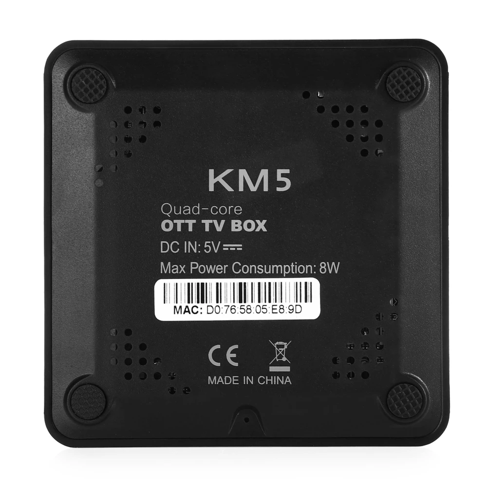 Mesuvida km5 ТВ коробка 4 ядра Amlogic s905x Android 6.0 Декодер каналов кабельного телевидения 2.4