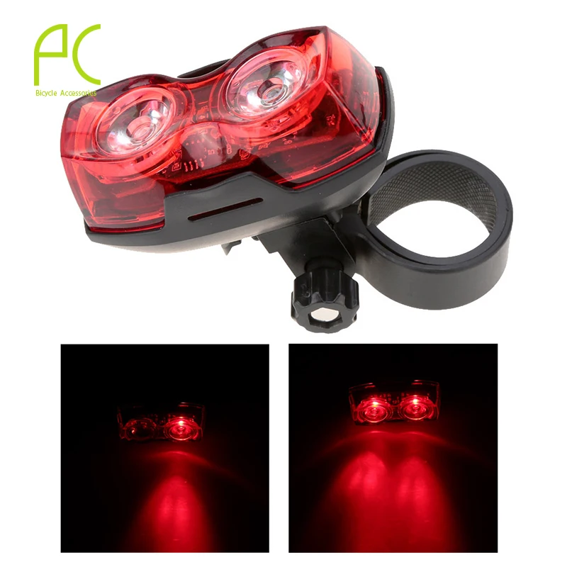 PCycling задний фонарь для велосипеда 2 светодиодный 3 режима велосипедный