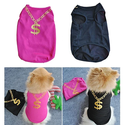 Pet Clothes Fashion Summer Print Puppy Small Dog Cat Vest T Shirt Apparel | Дом и сад