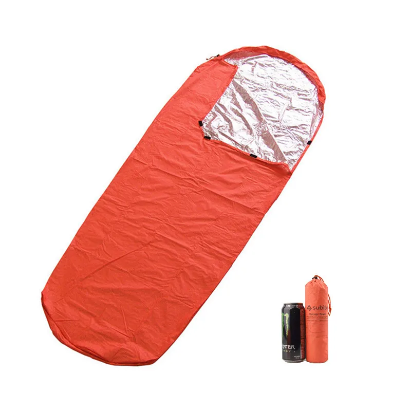 Аварийный спальный мешок водонепроницаемый тепловой отражающий сохраняет тепло