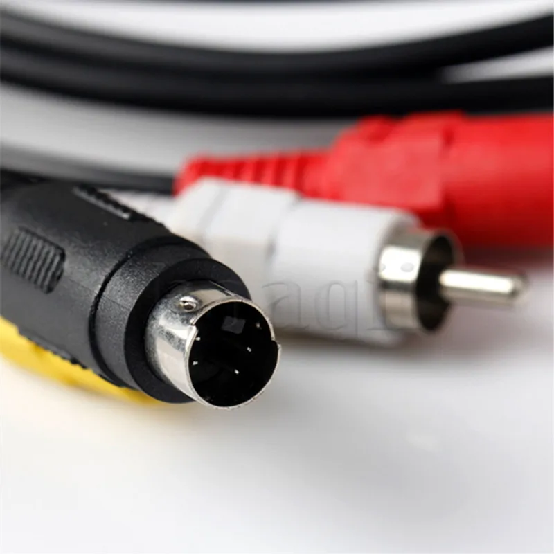 AV Мини RCA контактный разъем 2 аудио 1 видео s кабель привести набор запасных частей