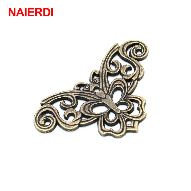 5 шт. NAIERDI античный Угловой протектор книга декоративный угловой кронштейн для