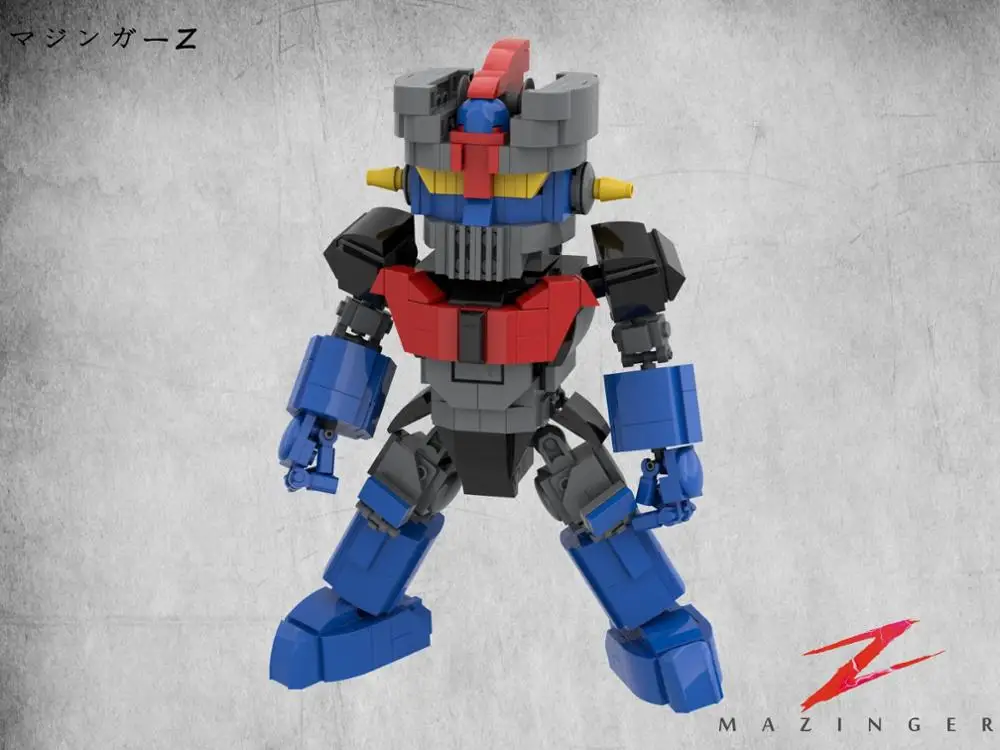 Блоки MOC роботы Mazinger Z Супер робот войны совместимые Legoelys|Игрушечные кубики| |