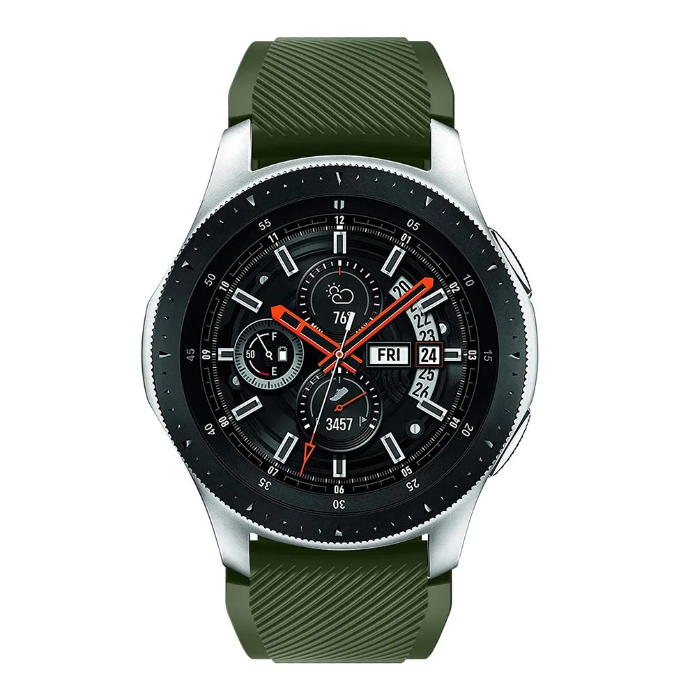Galaxy 46 мм ремешок для часов Samsung Gear S3 Classic/Frontier силиконовый спортивный браслет Huami