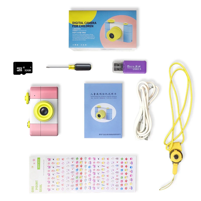 HD детская мини цифровая маленькая SLR креативная камера 32G ЖК экран игрушка для