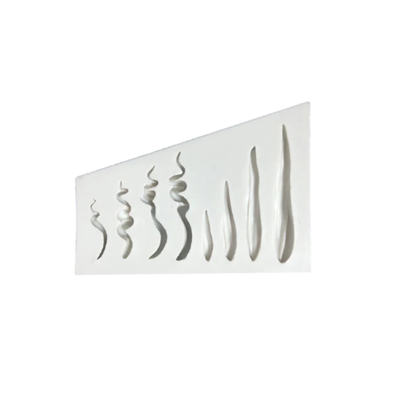 3D силиконовая форма для волос женская лица помадка инструменты украшения торта