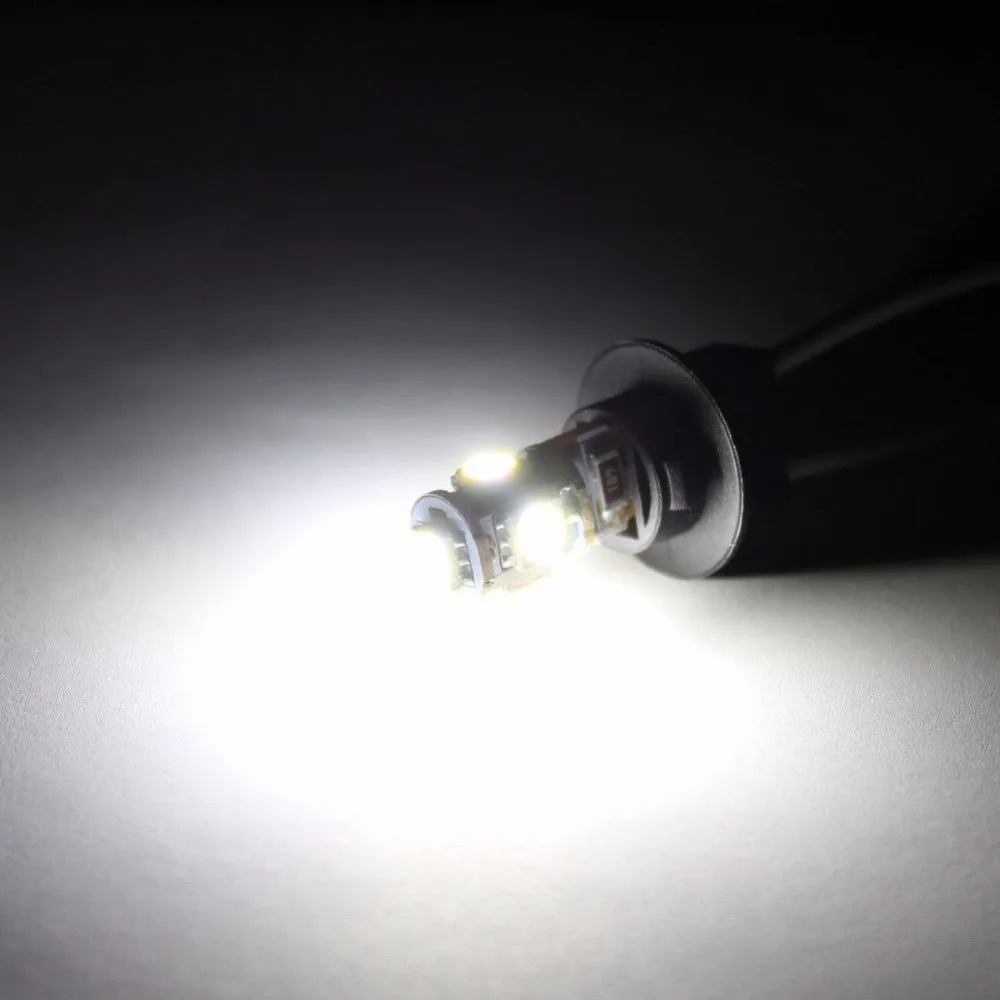 20 шт. светодиодный W5W T10 194 168 Canbus 5050 автомобильный светильник 5 SMD без ошибок