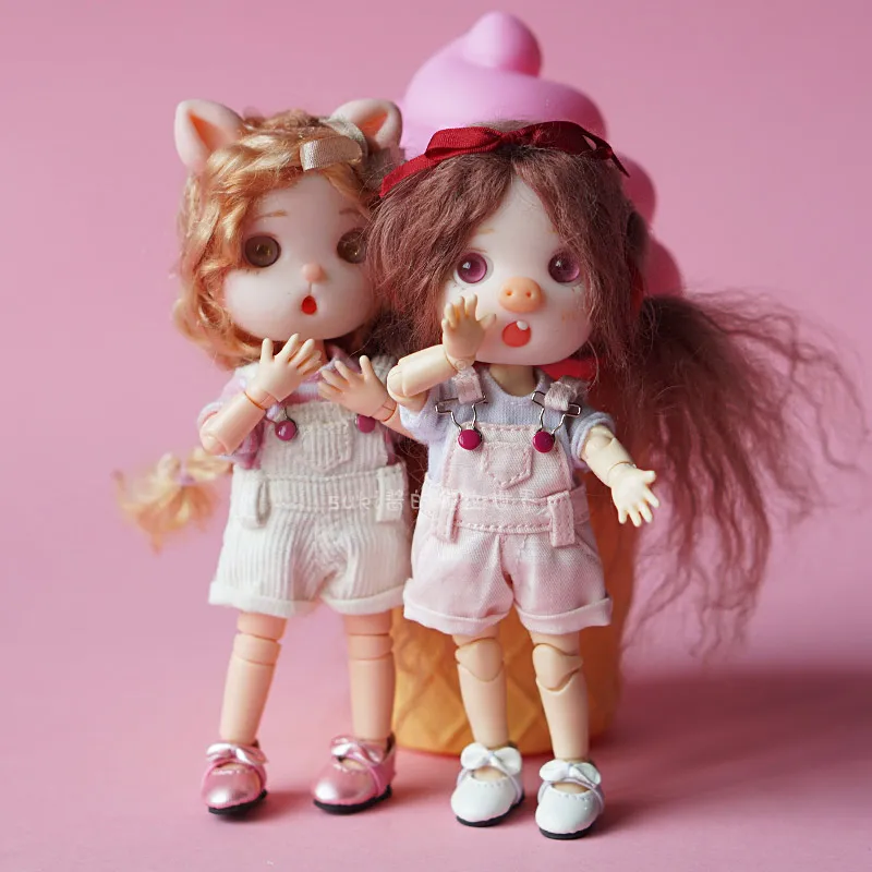 Новинка OB11 bjd Кукла одежда шорты комбинезон брюки/футболка для 1/12bjd obitsu11 ob11 кукла