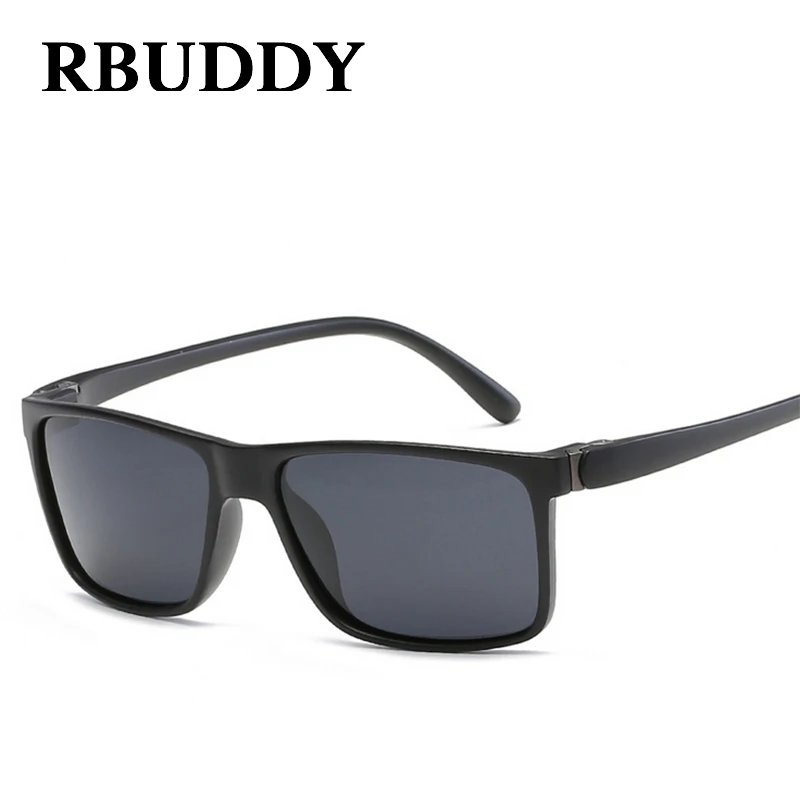Мужские квадратные солнцезащитные очки RBUDDY брендовые дизайнерские с