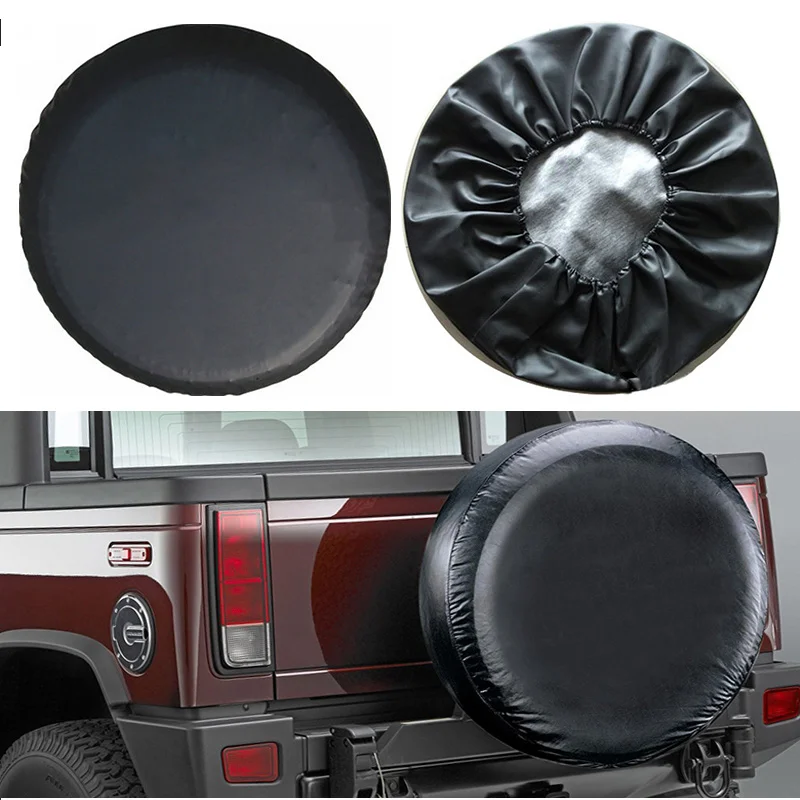 1 шт. для Jeep Truck чистый черный запасное колесо крышка клапана PU сверхмощная шина ПВХ покрытие автомобильные колеса аксессуары автозапчасти