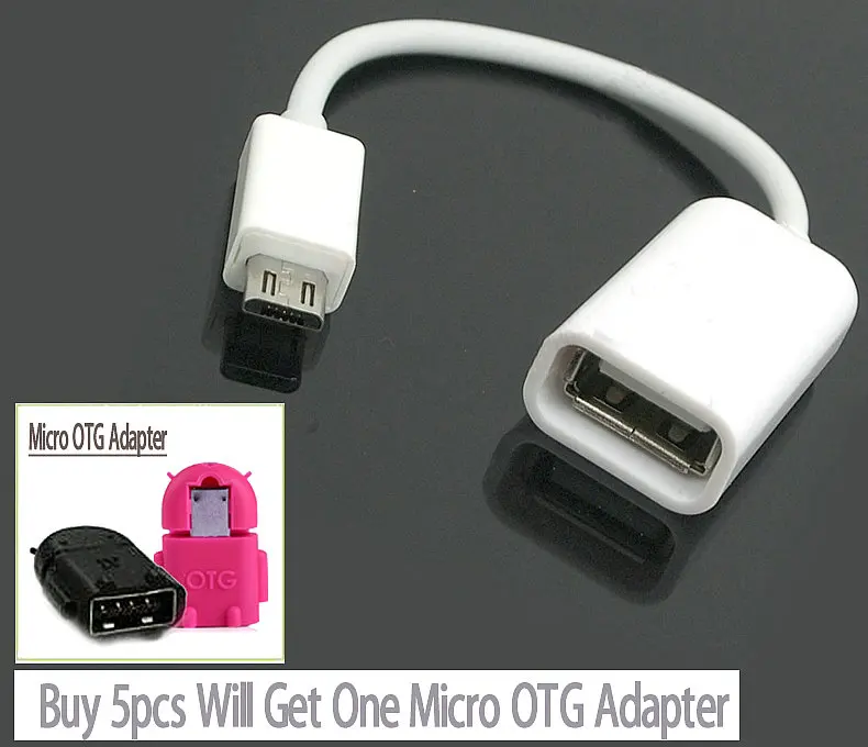 Микро USB2.0 OTG хост кабель 5 Pin конвертер адаптер для Samsung galaxy i9300 S3 S4 HTC большинство