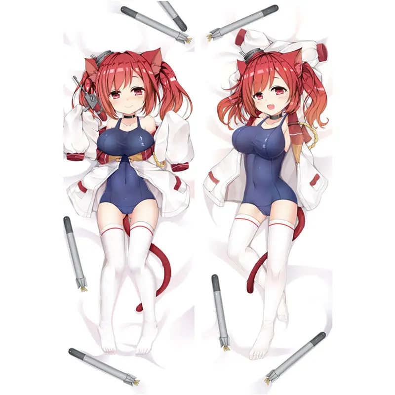 Polyester Аниме игры Azur Lane наволочки Azur Lane Dakimakura Чехол сексуальные девушки 3D двухсторонняя постельные принадлежности обниматься тела Чехол AL03A - Цвет: Polyester