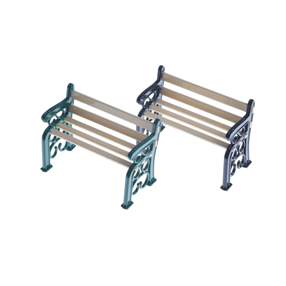 1 шт. изделия из смолы современные скамейки для парка миниатюрные сказочные