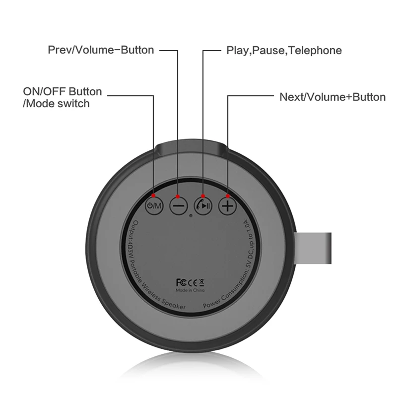 NBY Беспроводная Bluetooth Колонка Мини Портативная колонка s мощный звук с усиленным