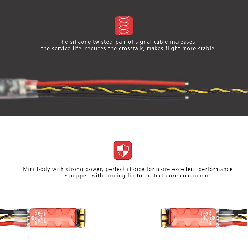 Новое поступление тонкий бесщеточный Радиоуправляемый Дрон 40A 2 4S ESC Dshot BLHeli S для