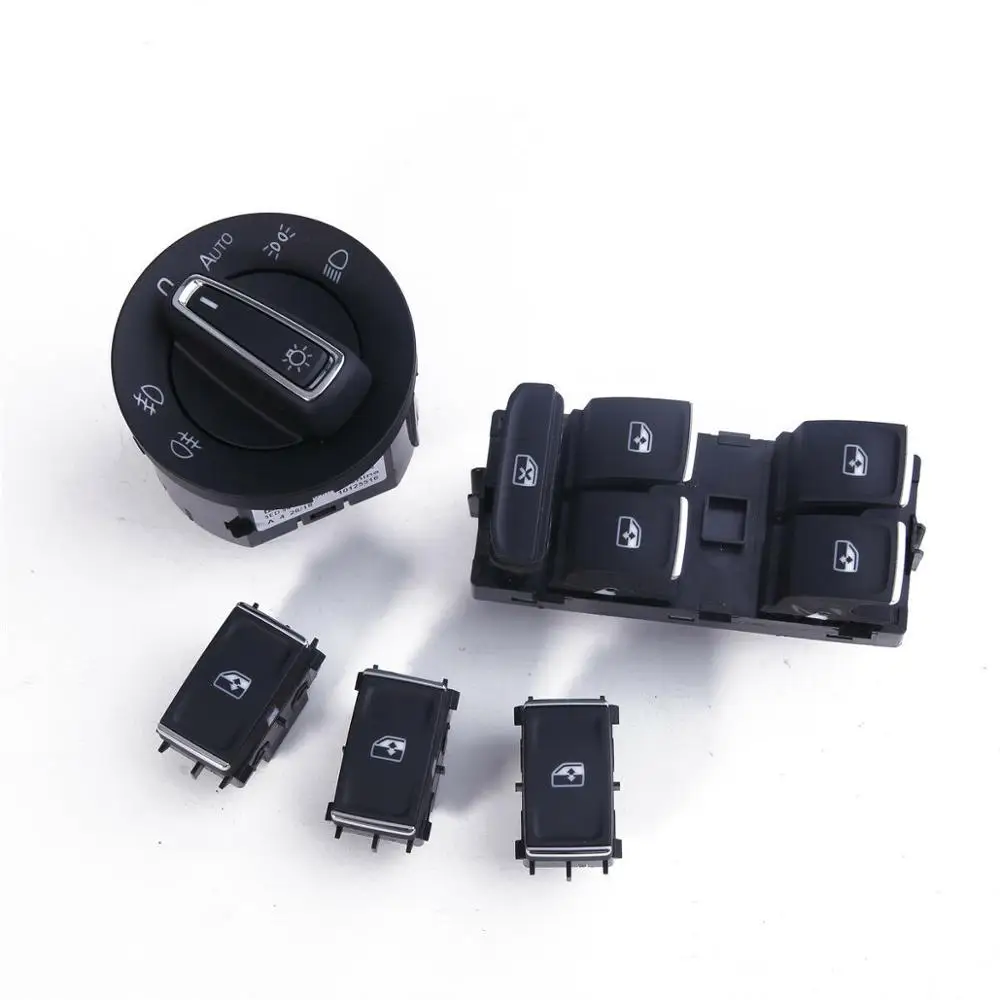 

5 шт., хромированные переключатели для передних фар SKODA Octavia 13-17 5E0 959 855 5E0 941 431