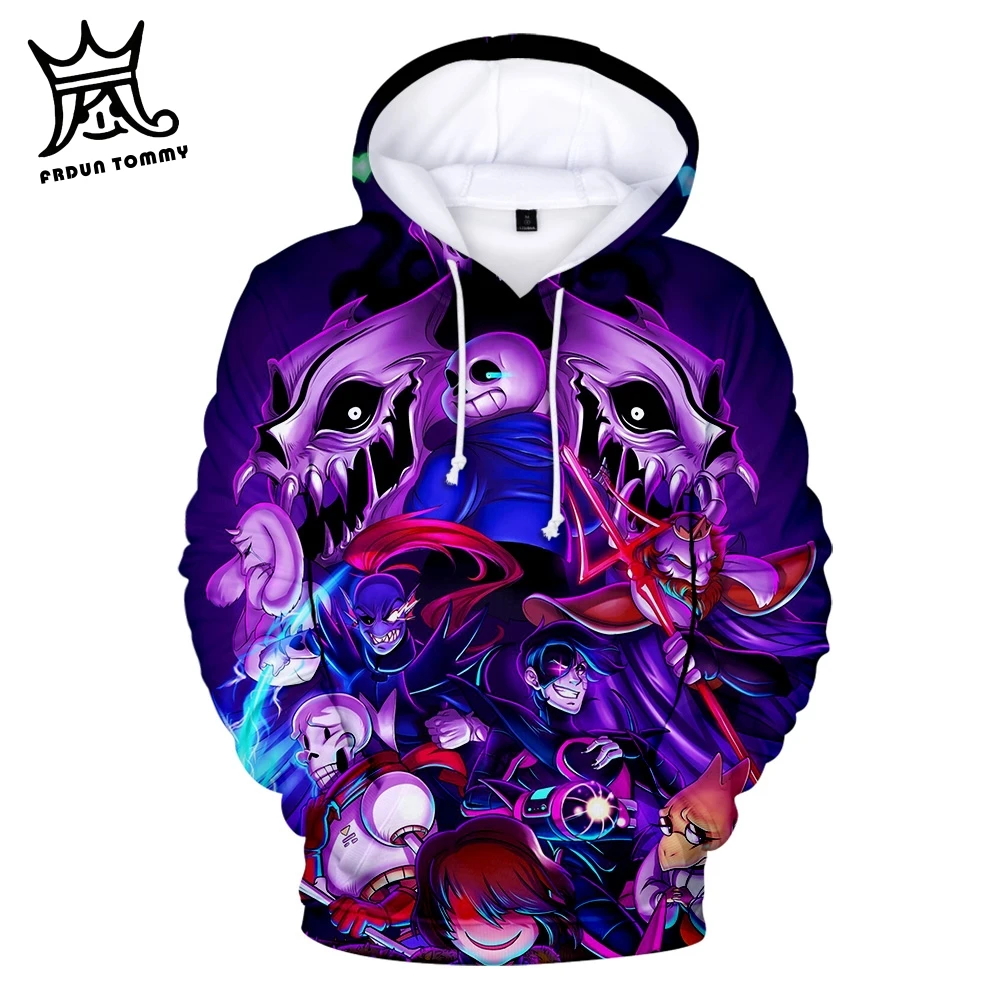 Толстовка Frdun Tommy Undertale с 3D принтом Ламберта Женская/Мужская модная длинным