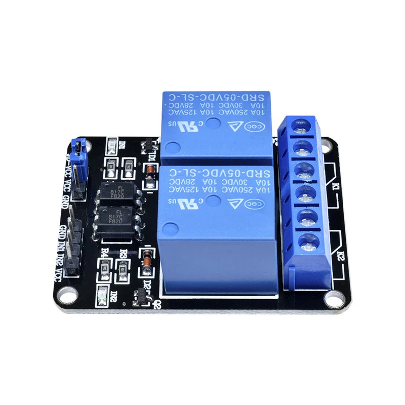 1 шт. 12В 2-канальный релейный модуль щит для Arduino Arm Pic Avr Dsp Electronic | Электроника