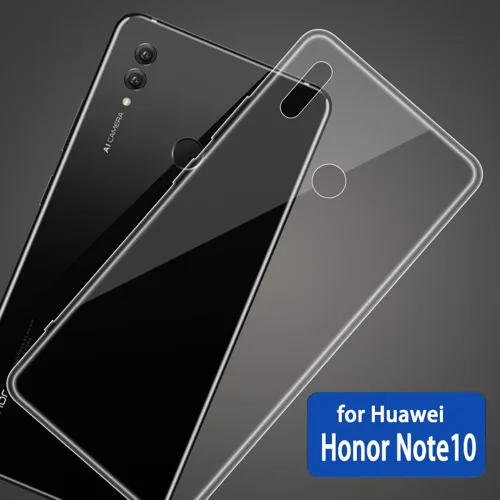 for Honor Note 10 Чехол для huawei Honor 10 Lite, ТПУ Силиконовый прочный прозрачный бампер, мягкий чехол для Honor Note 10 Honor 10, прозрачная задняя крышка - Цвет: for Honor Note 10