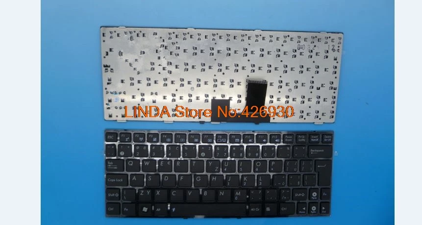 Клавиатура для ноутбука ASUS EPC 1005HA 1008PE 1002HA V103662DK1 0KNA-1L1BE01 04GOA1L2KBE00-1 V103662DS1 0KNA-1L1BG01 0KNA-1L1HE01 - Цвет: Czech Black