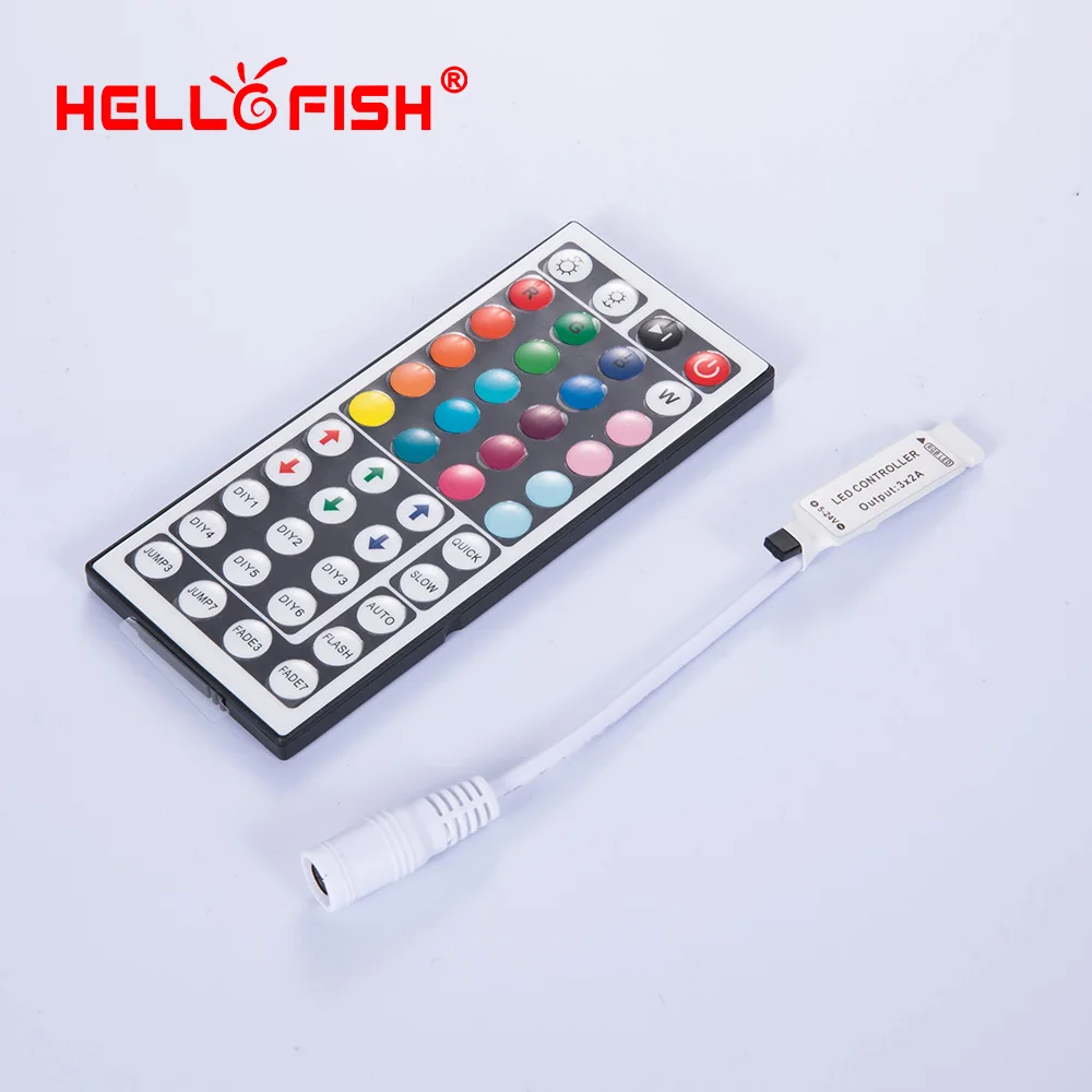 Цветная (RGB светодиодный полосы мини контроллер Диммер ИК RF Беспроводной
