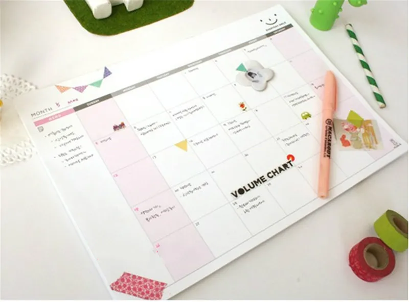 Дневник книга канцелярские принадлежности бумажная наклейка A4 планировщик